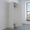 Columna de baño para lavandería en PVC blanco con puerta D8FC9006K Negrari Catálogo