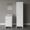 Set móvil lavadero con puerta espejo columna lavandería Negrari COMP 7 Venta