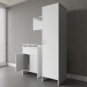 Set de mueble lavadero con espejo y columna de lavandería Negrari COMP 8 Venta