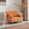 Sillón cama de tela plegable compacto Deborah Twin Class Rebajas