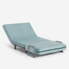 Sillón cama plegable compacto de terciopelo Deborah Twin Lux 
