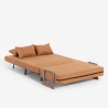 Sillón cama de tela plegable compacto Deborah Twin Class 
