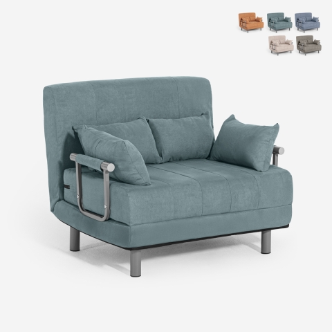 Sillón cama de tela plegable compacto Deborah Twin Class Promoción