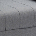 Sillón Sofá Cama Plegable Reposabrazos de tela Deborah Twin Dos Plazas 