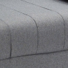 Sillón Sofá Cama Plegable Reposabrazos de tela Deborah Twin Dos Plazas 