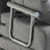 Sillón Sofá Cama Plegable Reposabrazos de tela Deborah Twin Dos Plazas 