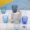Set de 6 vasos de agua 265ml de vidrio con diseño arabesco Syrah Ocean Venta