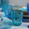Set de 6 vasos de agua 265ml de vidrio con diseño arabesco Syrah Ocean Oferta
