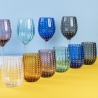 Juego de 6 vasos de agua 240ml de vidrio con superficie trabajada Shiraz Venta