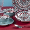 Juego de vajilla 18 piezas de porcelana para 6 personas Maya Catálogo