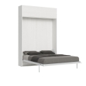 Cama matrimonial abatible con armario alto blanco Kentaro Venta