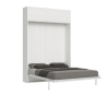 Cama matrimonial abatible con armario alto blanco Kentaro Venta