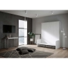 Cama matrimonial abatible con sofá Sofà Kentaro Stock