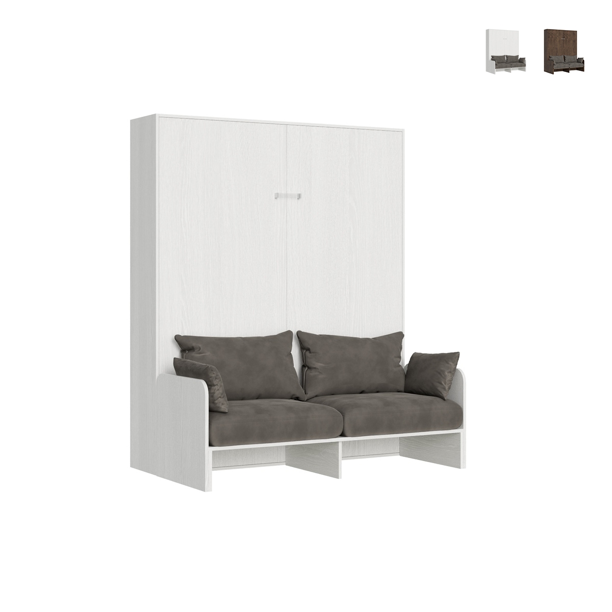 Cama matrimonial abatible con sofá Sofà Kentaro Promoción Cama matrimonial abatible con sofá Sofà Kentaro Promoción