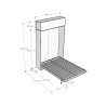 Cama abatible francesa 140x190 con armario abatible Kentaro Rebajas