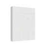 Cama abatible francesa con columna y estantes blancos Kentaro Venta