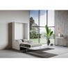 Cama abatible francesa 140x190cm con sofá acolchado Sofà Kentaro Descueto