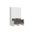 Cama abatible francesa 140x190cm con sofá acolchado Sofà Kentaro Venta