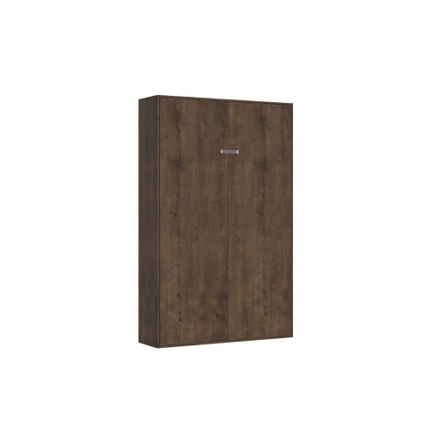 Cama abatible de plaza y media 120x190cm madera de nogal Kentaro Promoción