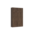Cama abatible de plaza y media 120x190cm madera de nogal Kentaro Promoción
