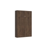 Cama abatible de plaza y media 120x190cm madera de nogal Kentaro Promoción