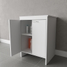 Mueble de baño y lavandería blanco de PVC con 2 puertas FB9002K Negari Venta