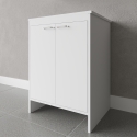 Mueble de baño y lavandería blanco de PVC con 2 puertas FB9002K Negari Descueto