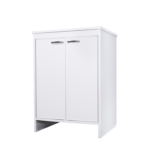 Mueble de baño y lavandería blanco de PVC con 2 puertas FB9002K Negari Promoción