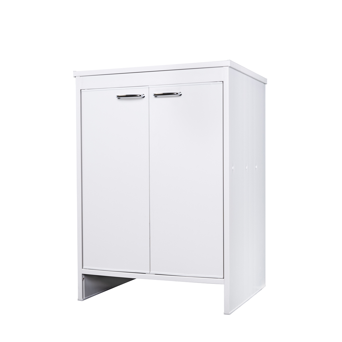 Mueble de baño y lavandería blanco de PVC con 2 puertas FB9002K Negari Promoción
