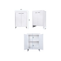 Mueble de baño y lavandería blanco de PVC con 2 puertas FB9002K Negari Catálogo