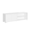 Mueble para TV de diseño moderno con vano abierto y estantes 150x40x40 Lumina Descueto