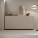 Aparador moderno de 4 puertas para sala de estar 172x40x83 Lumina Venta