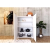 Aparador alto 4 puertas para sala cocina ahorrador de espacio 90x35x120 Lumina Stock