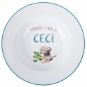 Set de 6 platos hondos de porcelana con diseño y decoración variada Le Travisate Rebajas