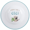 Set de 6 platos hondos de porcelana con diseño y decoración variada Le Travisate Rebajas