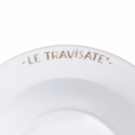 Set de 6 platos hondos de porcelana con diseño y decoración variada Le Travisate Modelo