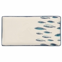 Set de 6 platos rectangulares de cerámica para servir 29x15 cm Marechiaro Rebajas