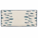 Juego de 2 platos rectangulares para servir de cerámica 36x16cm Marechiaro Oferta
