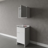 Composición para lavandería con mueble con puerta y armario suspendido Negrari COMP 1 Venta