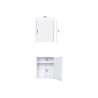 Composición para lavandería con mueble con puerta y armario suspendido Negrari COMP 1 Rebajas