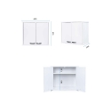 Conjunto de lavandería con mueble y armario aéreo de 2 puertas COMP 2 Negrari Rebajas