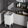 Conjunto de mueble para lavadero con puerta y espejo 60x45cm Negrari COMP 3 Venta