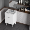 Conjunto de lavabo móvil con espejo brillo fino 60x45cm Negrari COMP 4 Promoción