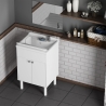 Conjunto de lavabo móvil con espejo brillo fino 60x45cm Negrari COMP 4 Promoción