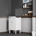 Conjunto de lavabo móvil con espejo brillo fino 60x45cm Negrari COMP 4 Oferta