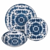 Juego de vajilla de 18 piezas estilo oriental japonés The Blue Oferta
