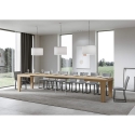 Mesa extensible moderna para 16 personas 90x160-420 Spimbo Rebajas