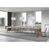 Mesa extensible moderna para 16 personas 90x160-420 Spimbo Rebajas