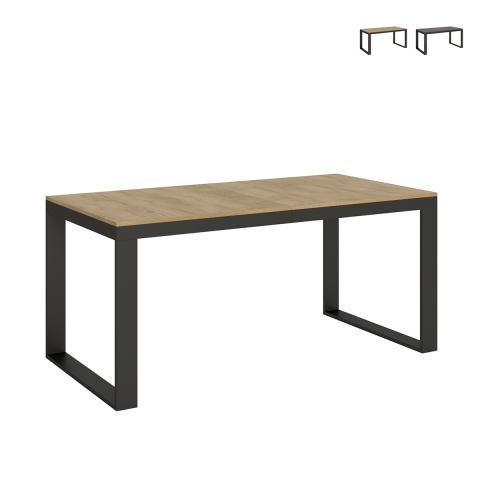 Mesa extensible 18 plazas diseño industrial 90×180-440 Tecno Evolution Promoción
