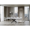 Mesa extensible 12 personas diseño moderno 90x180-284 Volantis Compra